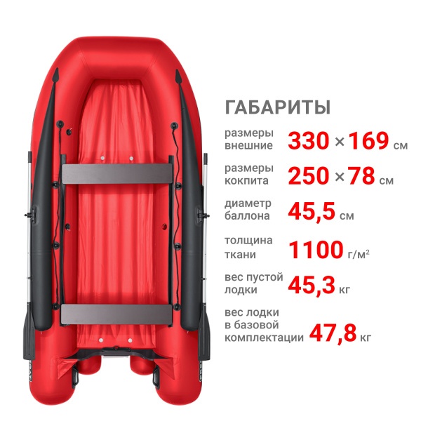 330 фм Лодка (красный 110033) 330 фм Лодка (красный 110033)