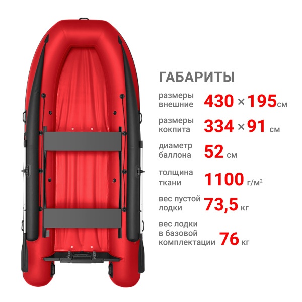 430 фм джет/л/с Лодка (красный 112043) 430 фм джет/л/с Лодка (красный 112043)