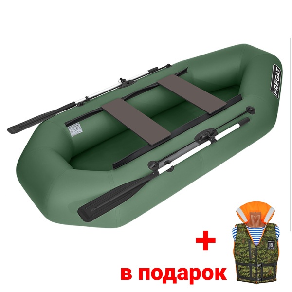 М-2 Оптима (260 см) Лодка (зеленая 2625)